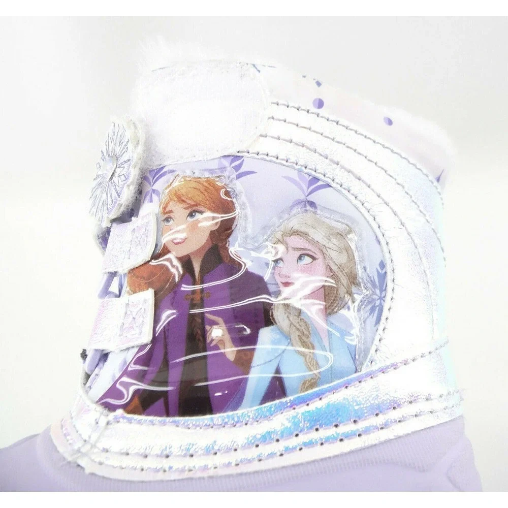Disney‎ Frozen II Toddler Girl's Thermolite Winter Boot Size 5 Light-Up Outsoles